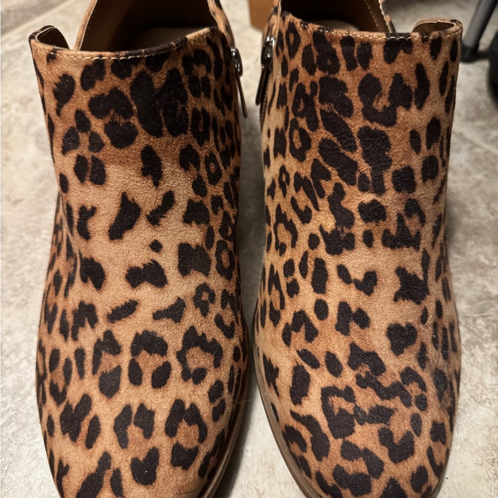 Leopard Print Ankle Boots - Picture 5 of 5